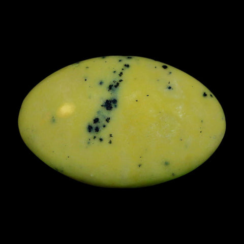 2.7" Natural Polished Serpentine Green And Yellow Palm Stone Mineral Gemstone Pakistan