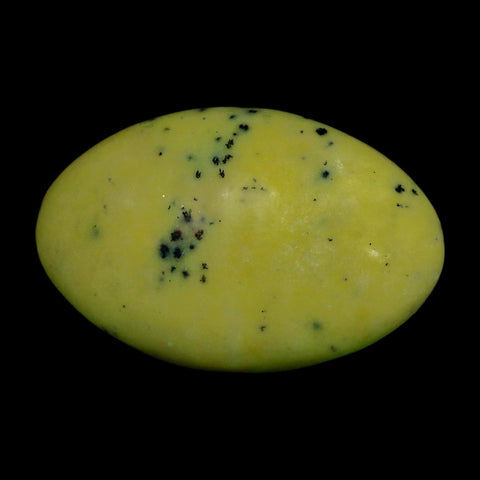 2.7" Natural Polished Serpentine Green And Yellow Palm Stone Mineral Gemstone Pakistan