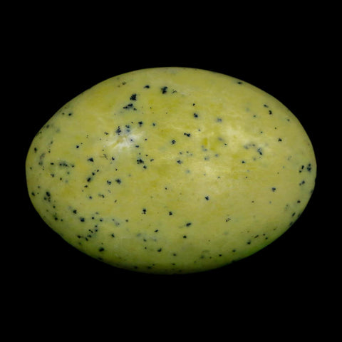 2.7" Natural Polished Serpentine Green And Yellow Palm Stone Mineral Gemstone Pakistan