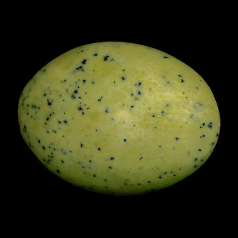 2.7" Natural Polished Serpentine Green And Yellow Palm Stone Mineral Gemstone Pakistan