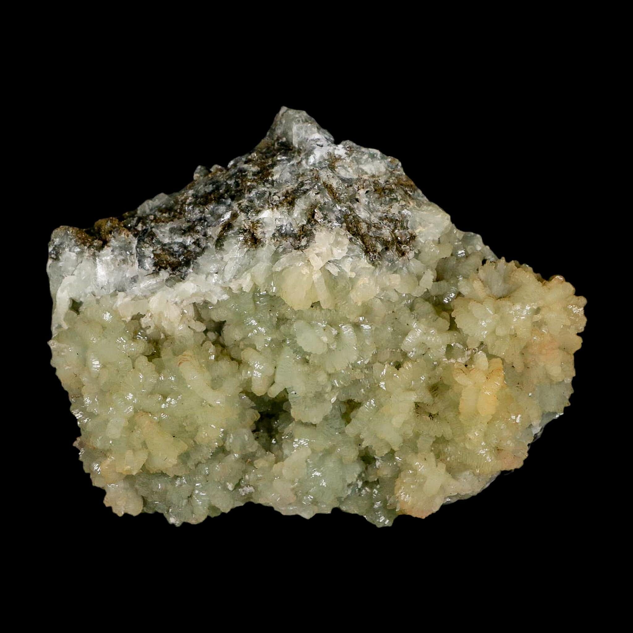 4.7" Rough Green Prehnite Crystal Mineral Specimen Location Imilchil, Morocco - Fossil Age Minerals