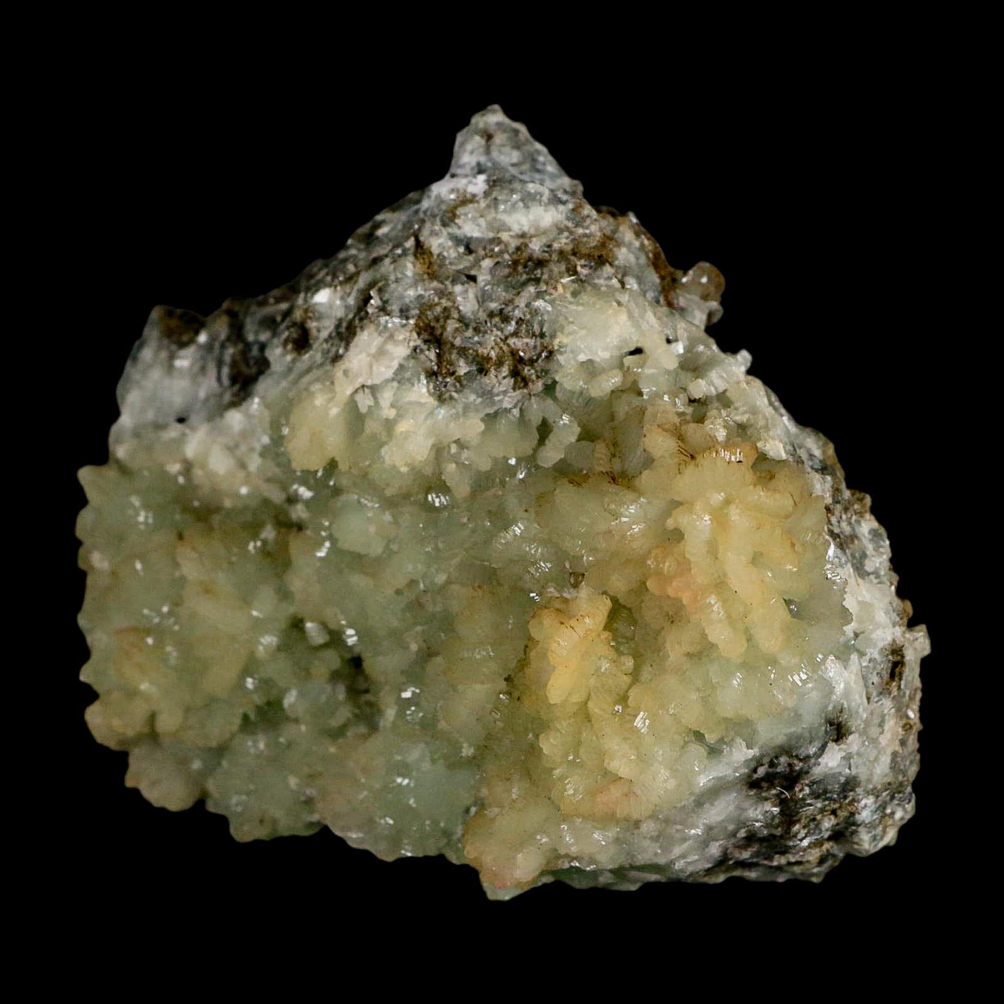 4.7" Rough Green Prehnite Crystal Mineral Specimen Location Imilchil, Morocco - Fossil Age Minerals