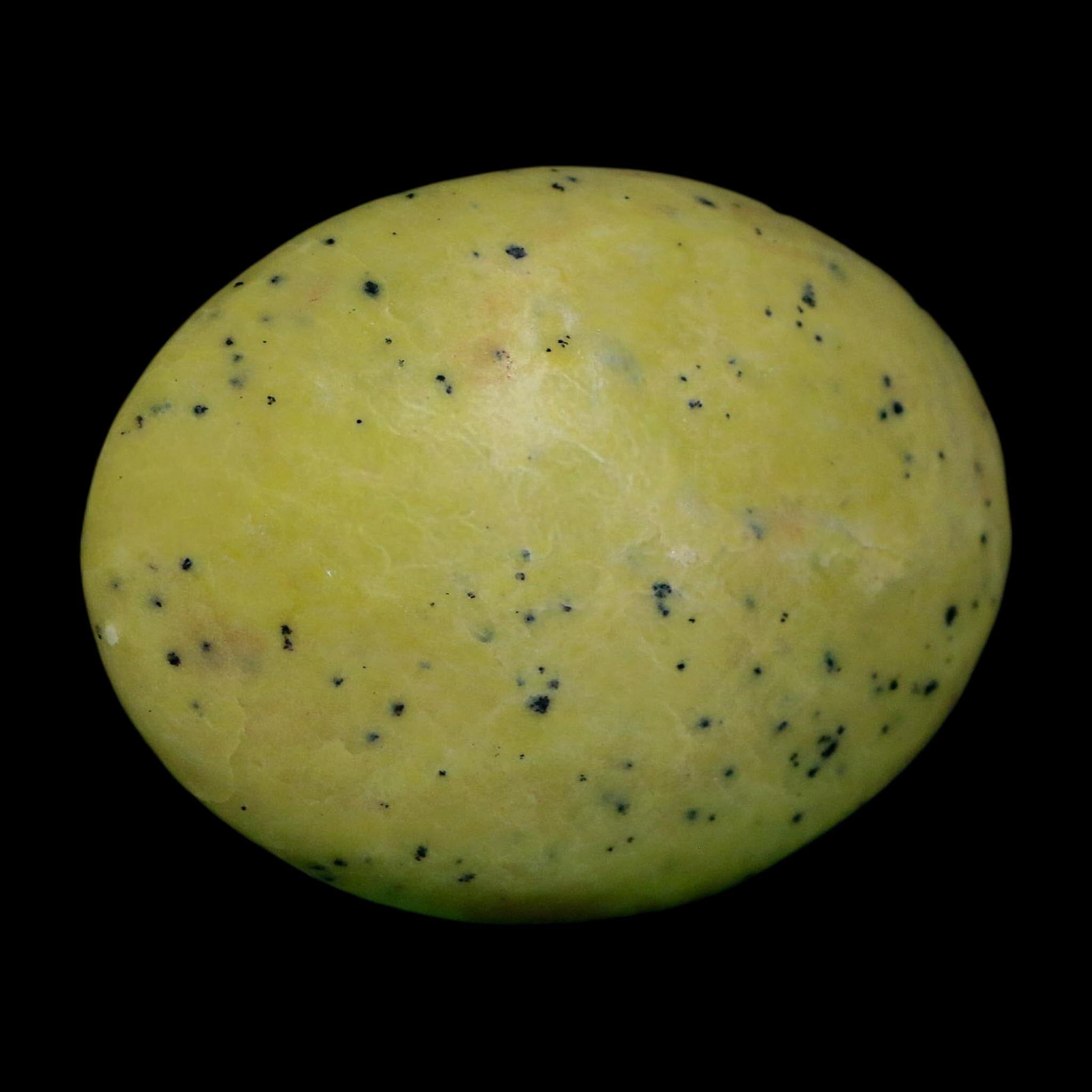 2.9" Natural Polished Serpentine Green And Yellow Palm Stone Mineral Gemstone Pakistan - Fossil Age Minerals
