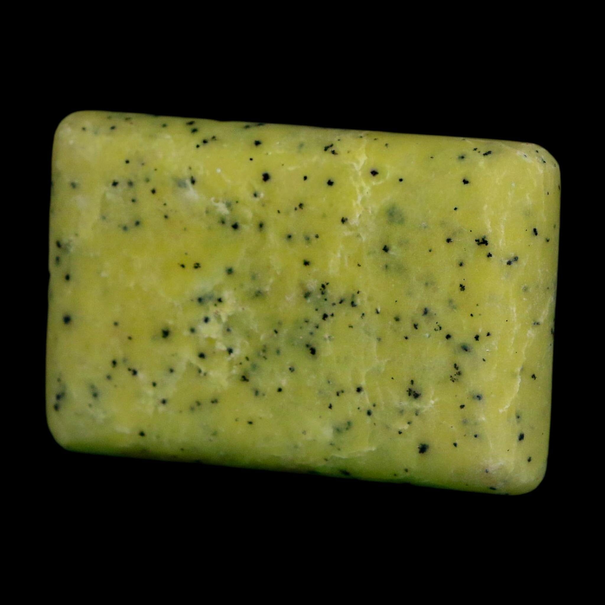 2.4" Natural Polished Serpentine Green And Yellow Square Mineral Gemstone Pakistan - Fossil Age Minerals