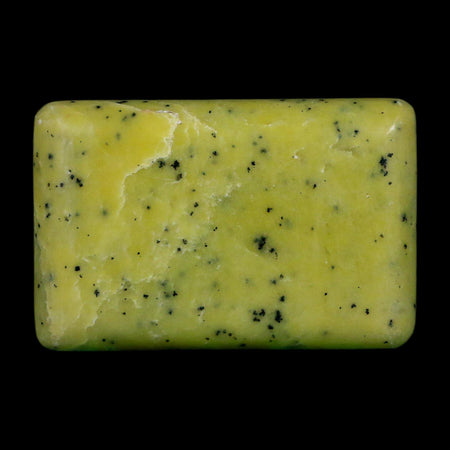 2.4" Natural Polished Serpentine Green And Yellow Square Mineral Gemstone Pakistan