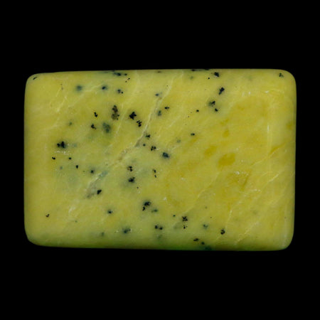 1.9" Natural Polished Serpentine Green And Yellow Square Mineral Gemstone Pakistan