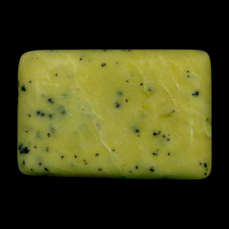 1.9" Natural Polished Serpentine Green And Yellow Square Mineral Gemstone Pakistan