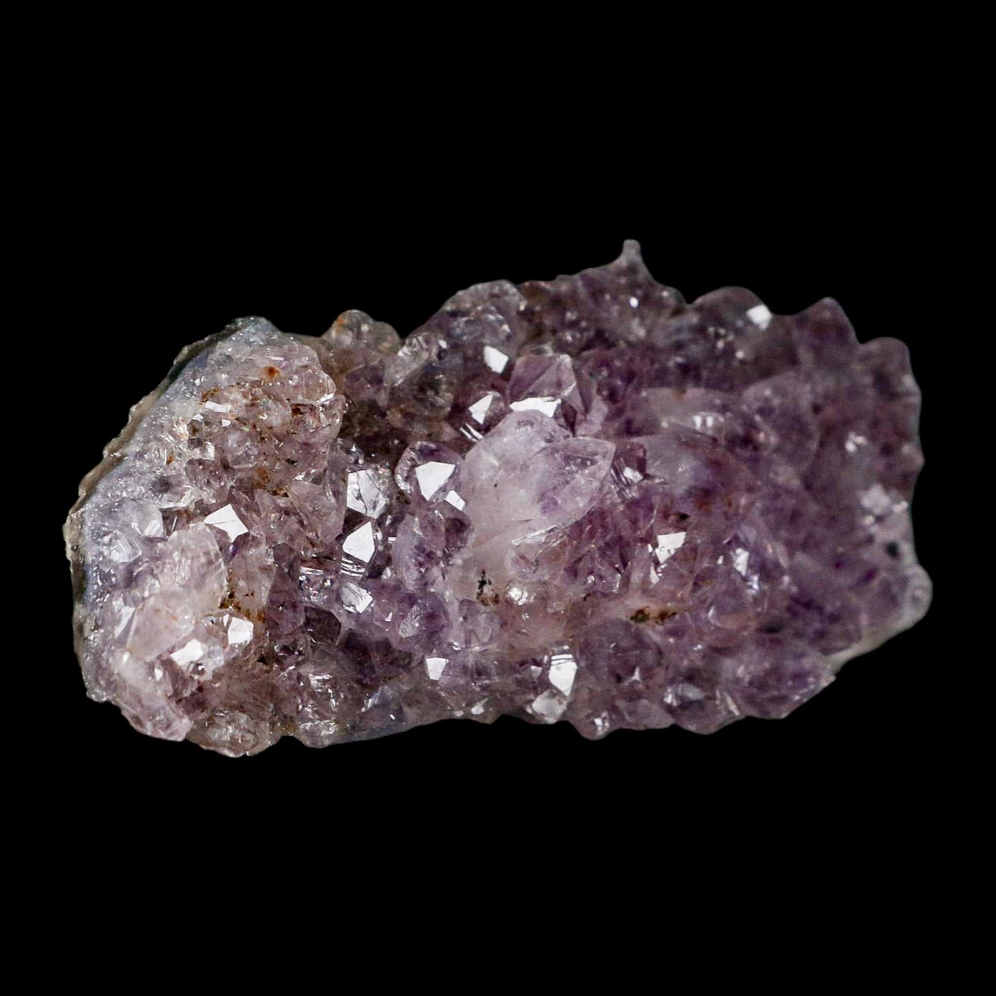 4" Rough Purple Amethyst Crystal Cluster Mineral Specimen Brazil - Fossil Age Minerals