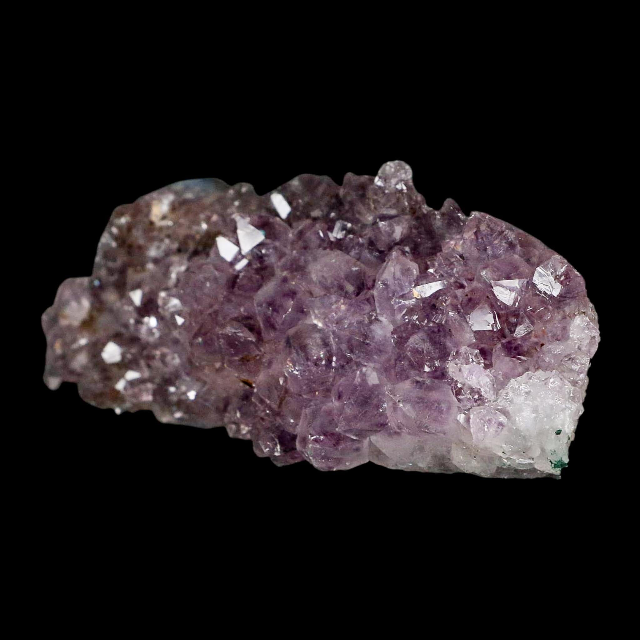 4" Rough Purple Amethyst Crystal Cluster Mineral Specimen Brazil - Fossil Age Minerals