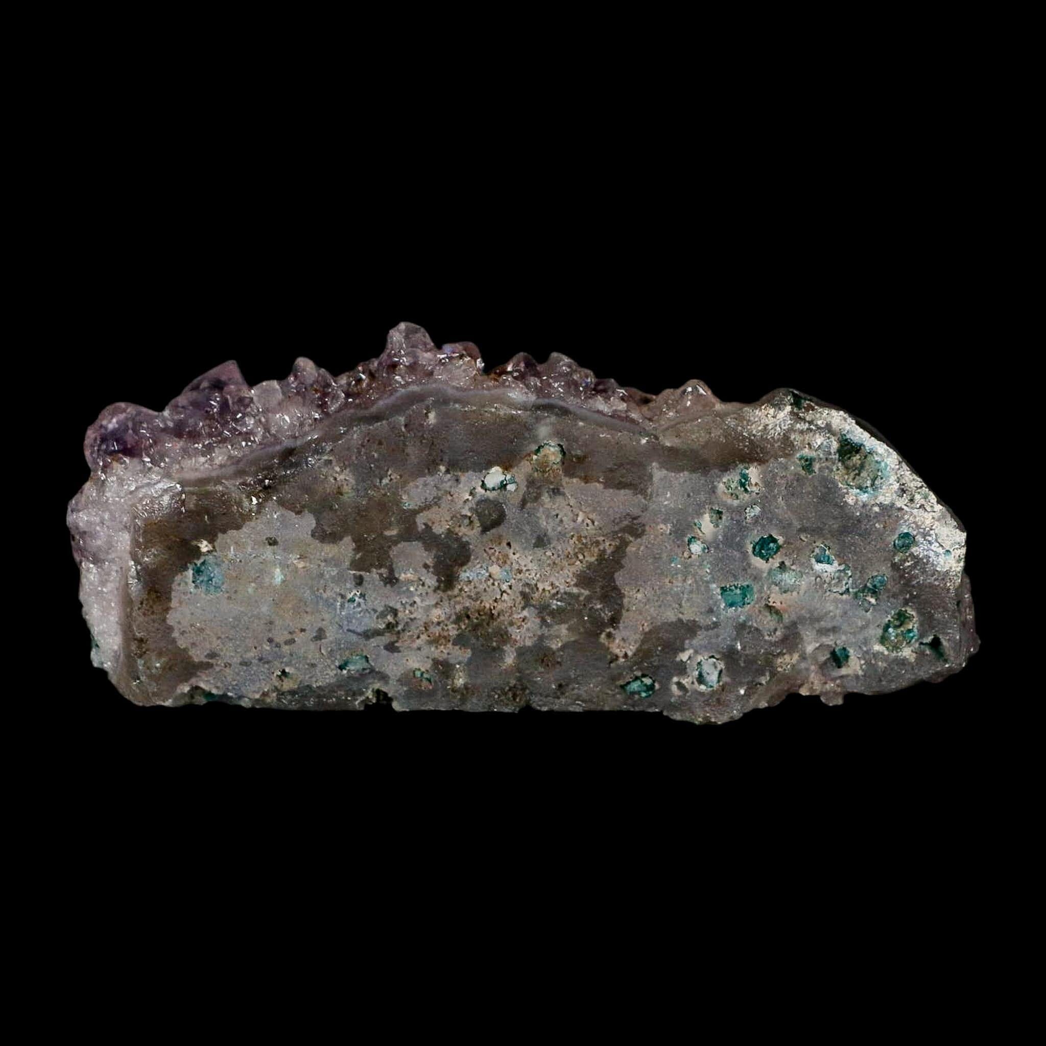 4" Rough Purple Amethyst Crystal Cluster Mineral Specimen Brazil - Fossil Age Minerals