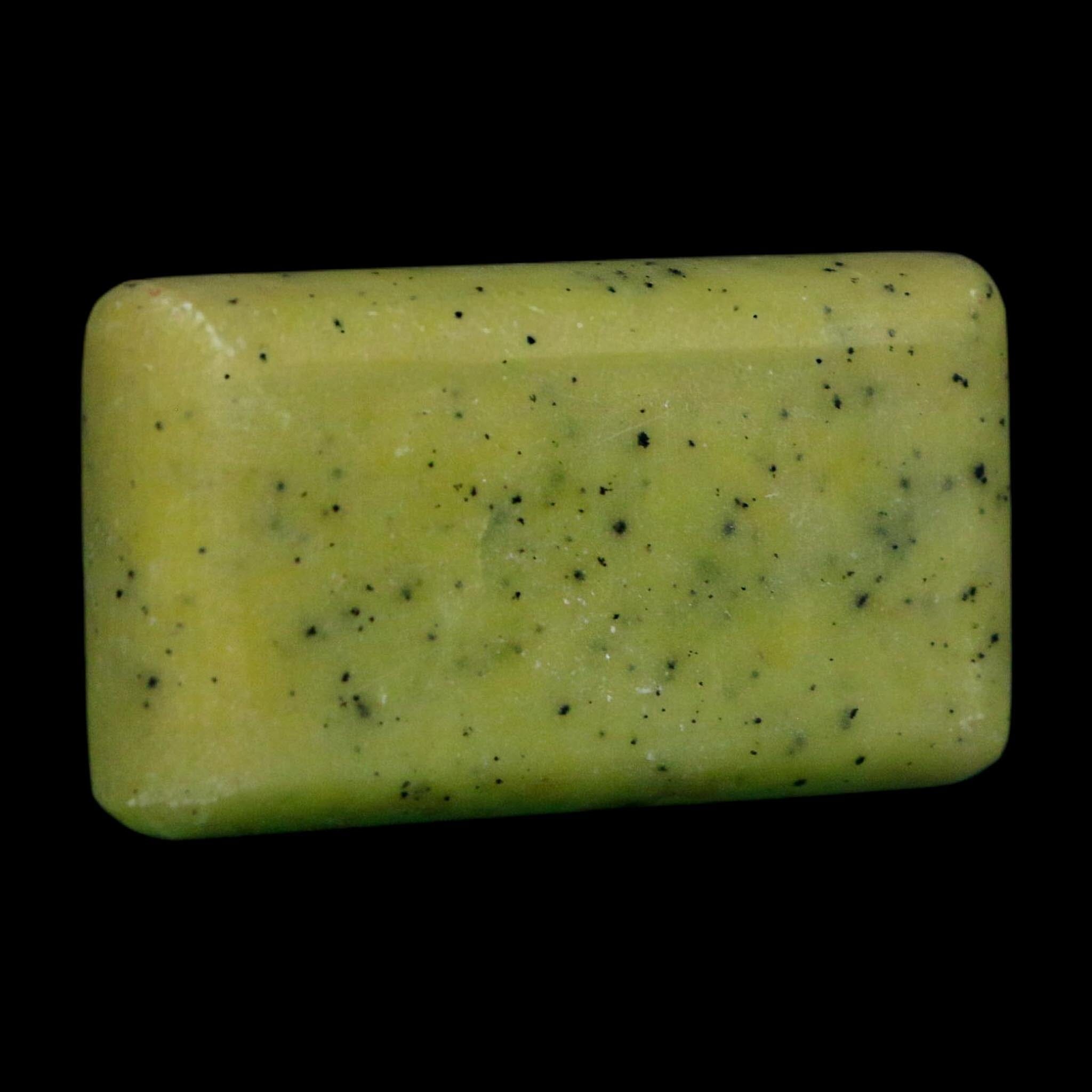 2.1" Natural Polished Serpentine Green And Yellow Square Mineral Gemstone Pakistan - Fossil Age Minerals