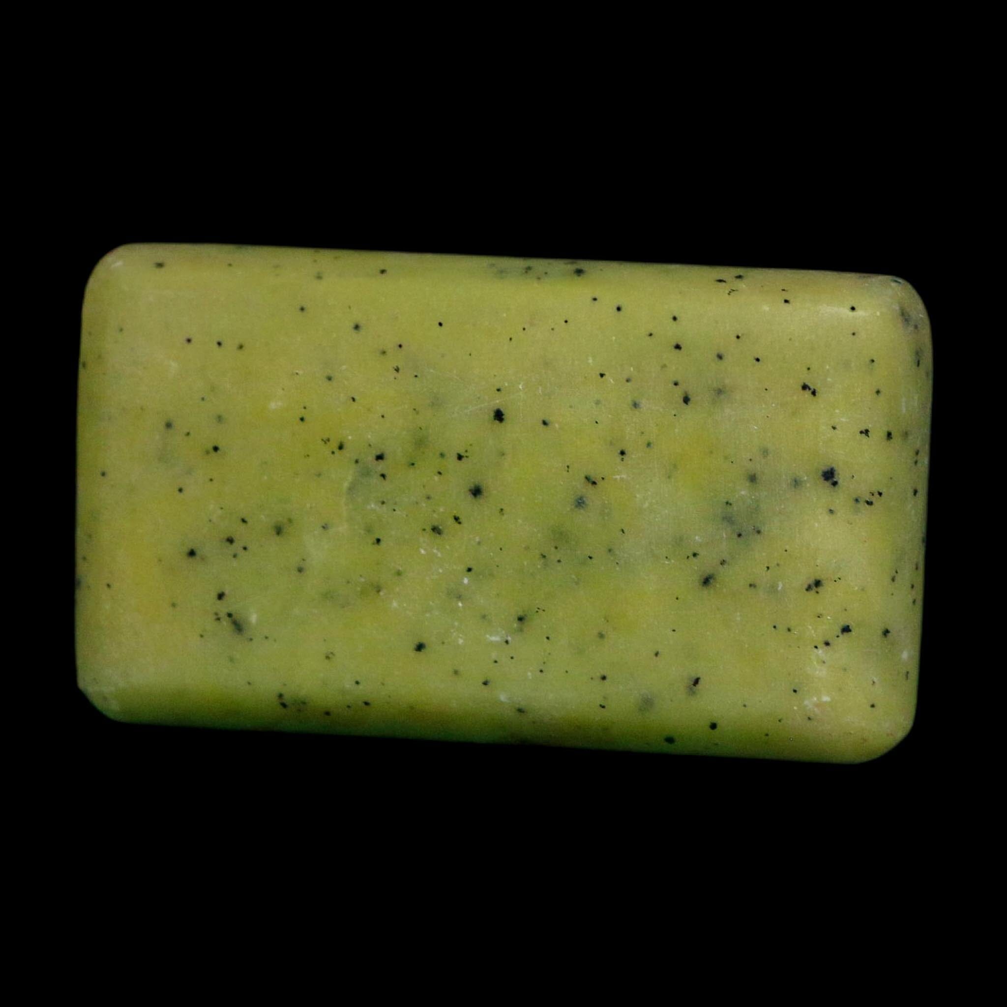 2.1" Natural Polished Serpentine Green And Yellow Square Mineral Gemstone Pakistan - Fossil Age Minerals