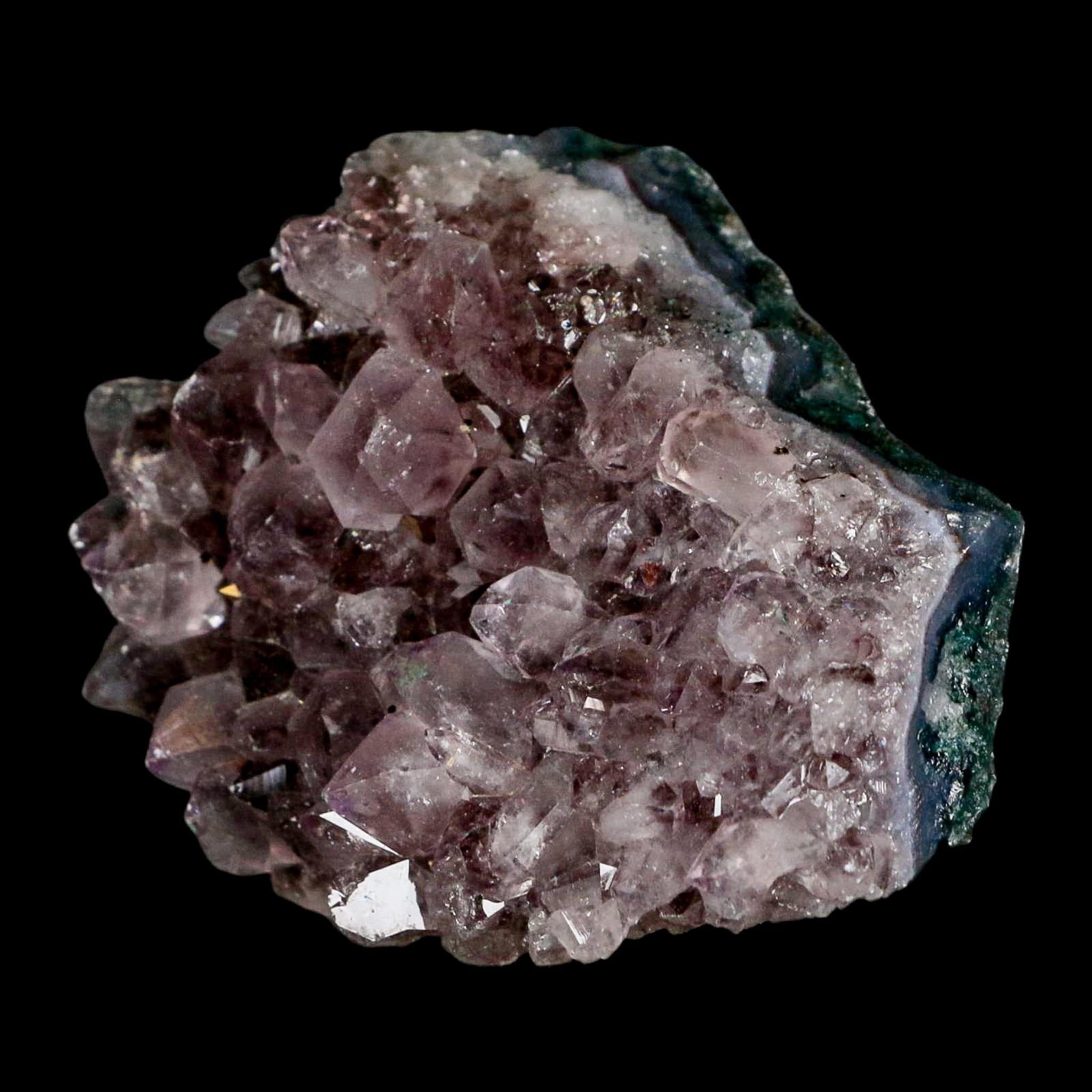 3.4" Rough Purple Amethyst Crystal Cluster Mineral Specimen Brazil - Fossil Age Minerals