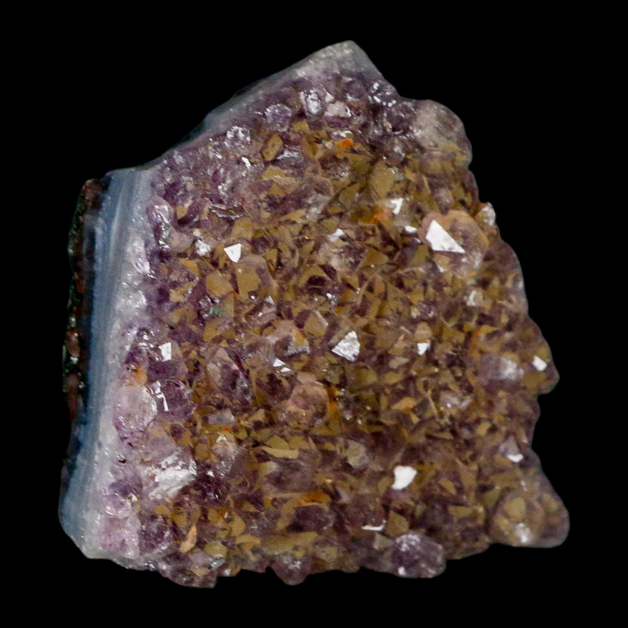 2.2" Rough Purple Amethyst Crystal Cluster Mineral Specimen Brazil - Fossil Age Minerals