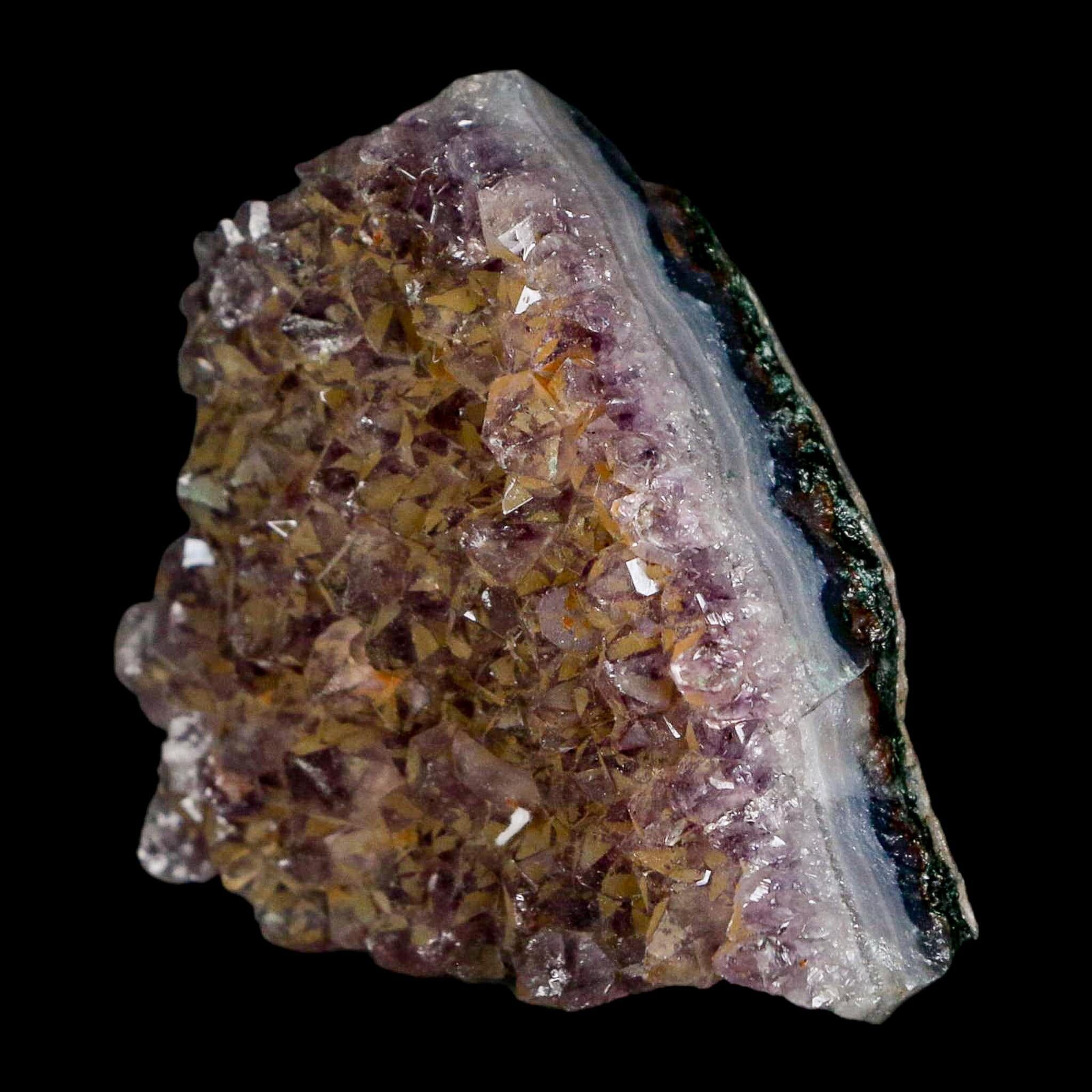 2.2" Rough Purple Amethyst Crystal Cluster Mineral Specimen Brazil - Fossil Age Minerals