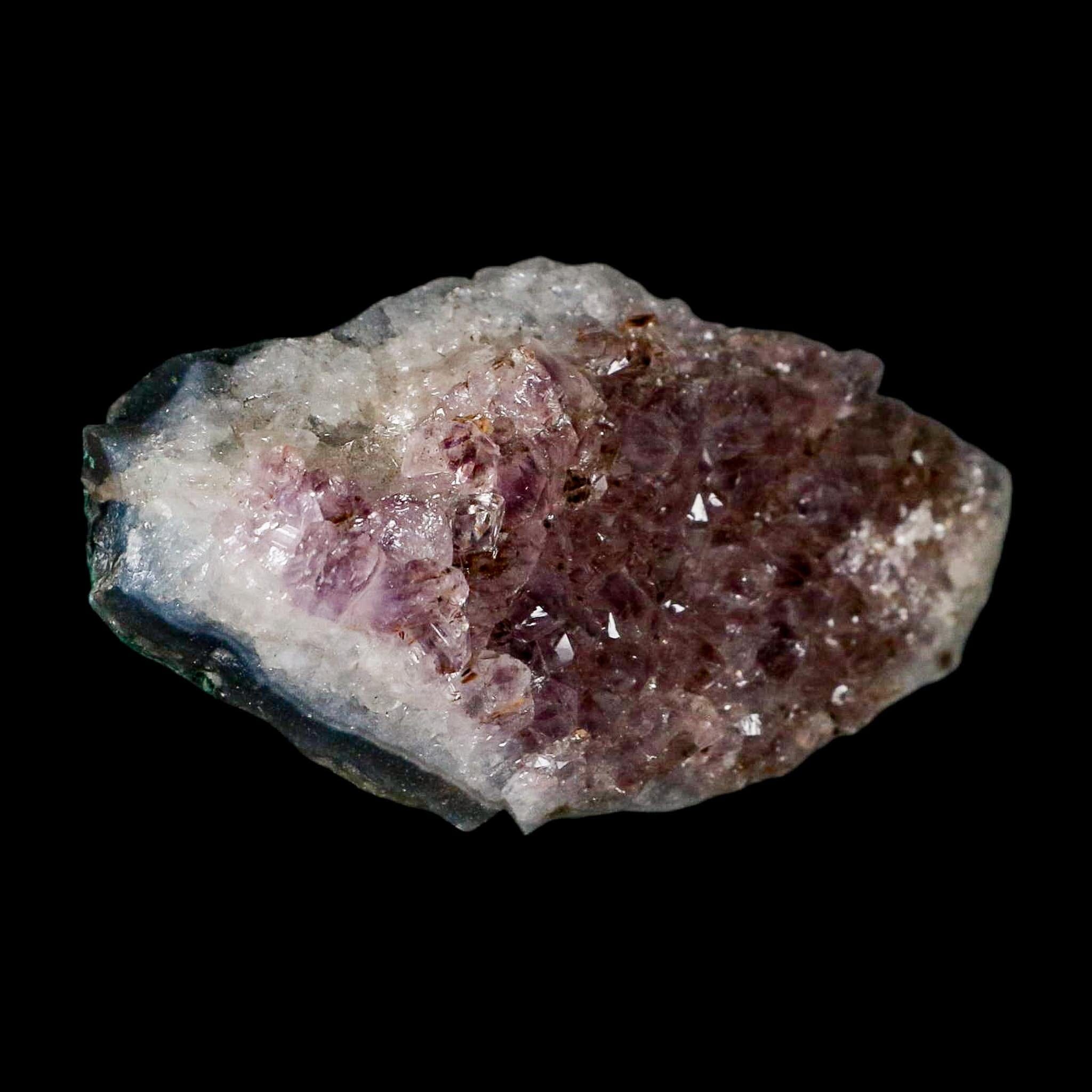3.5" Rough Purple Amethyst Crystal Cluster Mineral Specimen Brazil - Fossil Age Minerals
