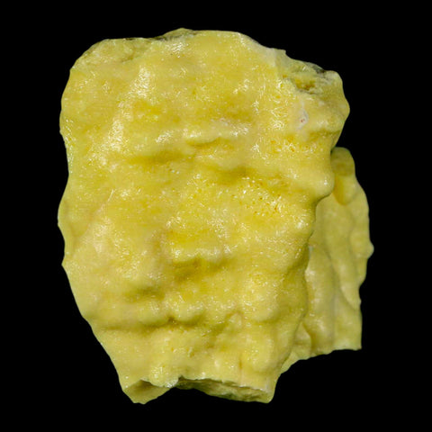 2.2" Rough Bright Yellow Sulfur Crystal Mineral Specimen From Louisiana - Fossil Age Minerals