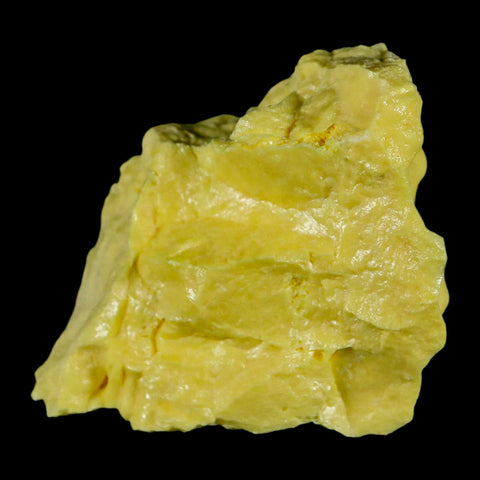 2.2" Rough Bright Yellow Sulfur Crystal Mineral Specimen From Louisiana - Fossil Age Minerals