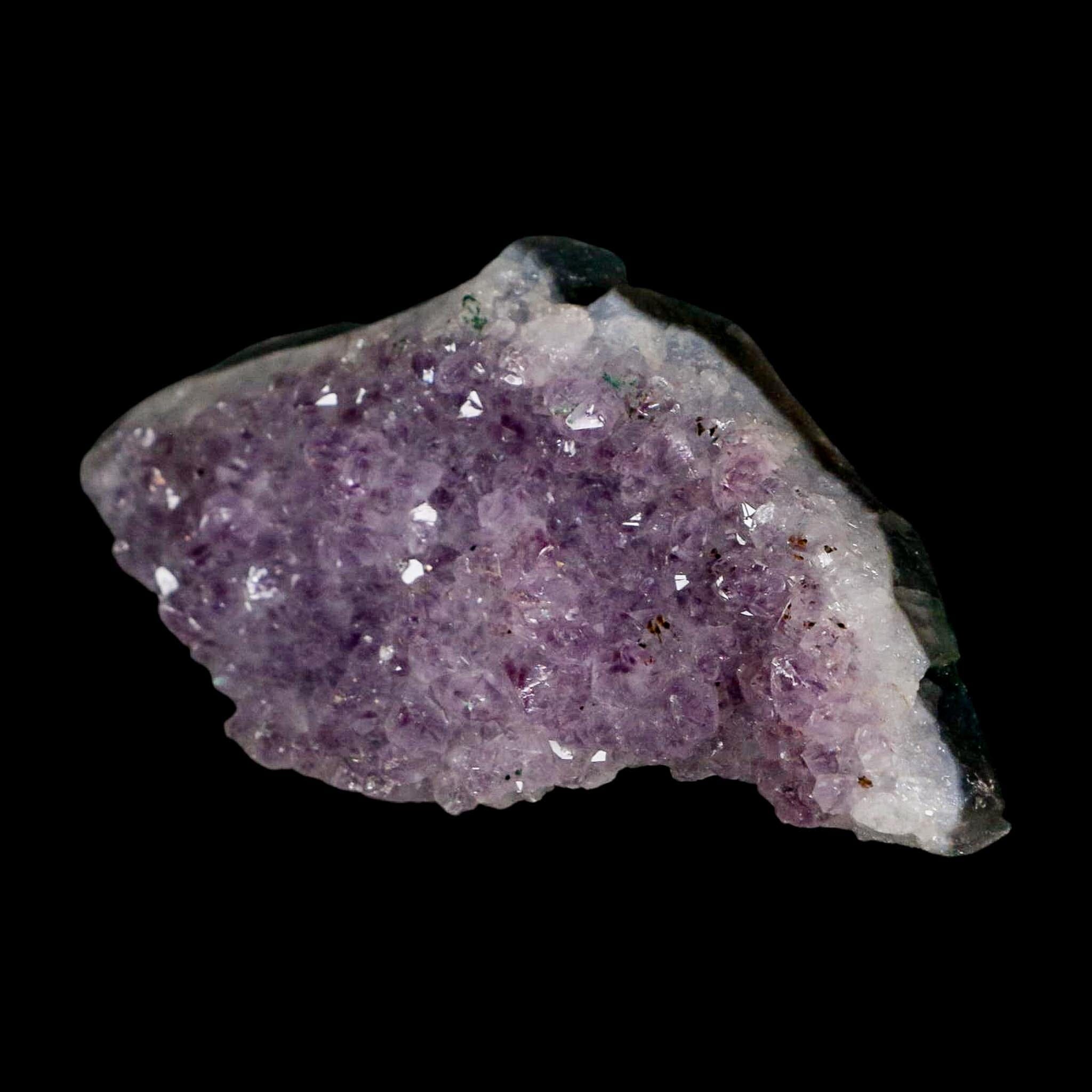3.8" Rough Purple Amethyst Crystal Cluster Mineral Specimen Brazil - Fossil Age Minerals