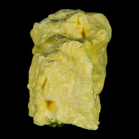 2.2" Rough Bright Yellow Sulfur Crystal Mineral Specimen From Louisiana - Fossil Age Minerals
