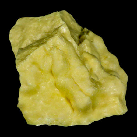 2" Rough Bright Yellow Sulfur Crystal Mineral Specimen From Louisiana