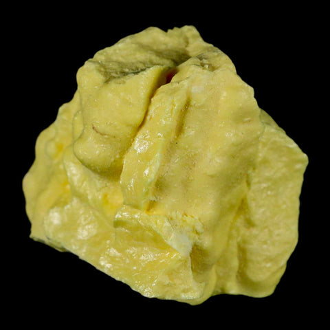 2" Rough Bright Yellow Sulfur Crystal Mineral Specimen From Louisiana - Fossil Age Minerals