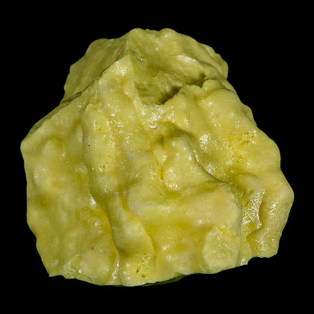 2" Rough Bright Yellow Sulfur Crystal Mineral Specimen From Louisiana