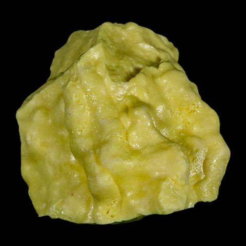 2" Rough Bright Yellow Sulfur Crystal Mineral Specimen From Louisiana - Fossil Age Minerals