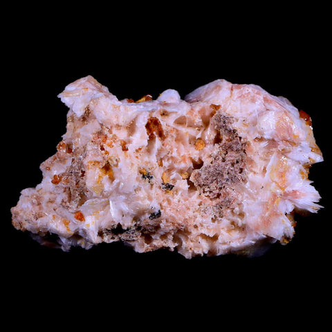 2.3" Sparkly Red Vanadinite Crystals White Barite Blades Mineral Morocco 2.8 OZ - Fossil Age Minerals