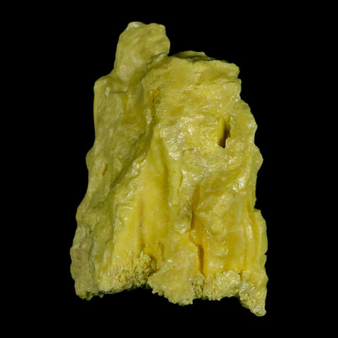 2.2" Rough Bright Yellow Sulfur Crystal Mineral Specimen From Louisiana - Fossil Age Minerals