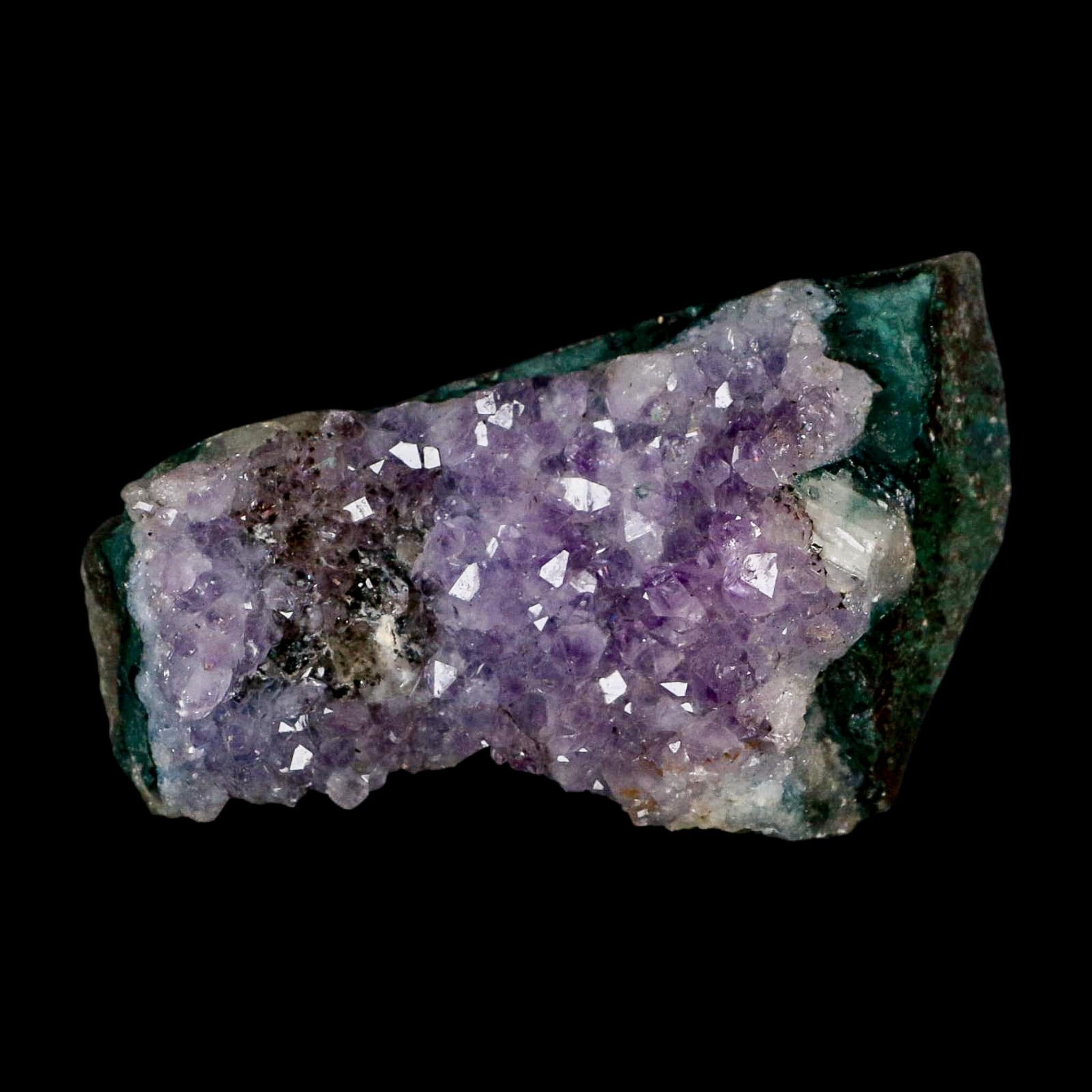 3.3" Rough Purple Amethyst Crystal Cluster Mineral Specimen Brazil - Fossil Age Minerals