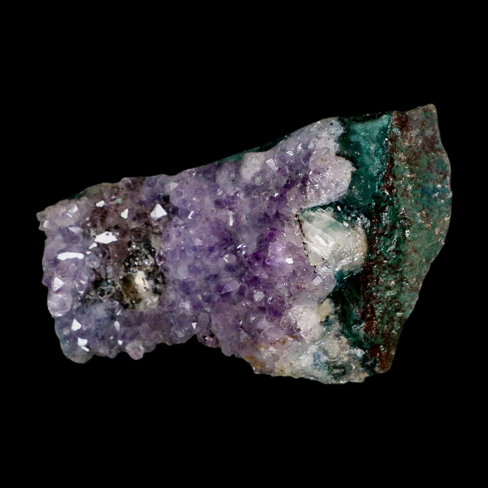 3.3" Rough Purple Amethyst Crystal Cluster Mineral Specimen Brazil - Fossil Age Minerals
