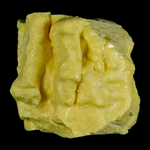2.2" Rough Bright Yellow Sulfur Crystal Mineral Specimen From Louisiana - Fossil Age Minerals