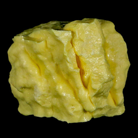2.2" Rough Bright Yellow Sulfur Crystal Mineral Specimen From Louisiana - Fossil Age Minerals