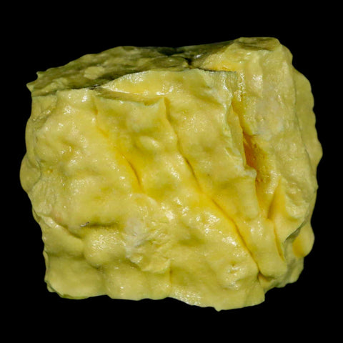 2.2" Rough Bright Yellow Sulfur Crystal Mineral Specimen From Louisiana - Fossil Age Minerals