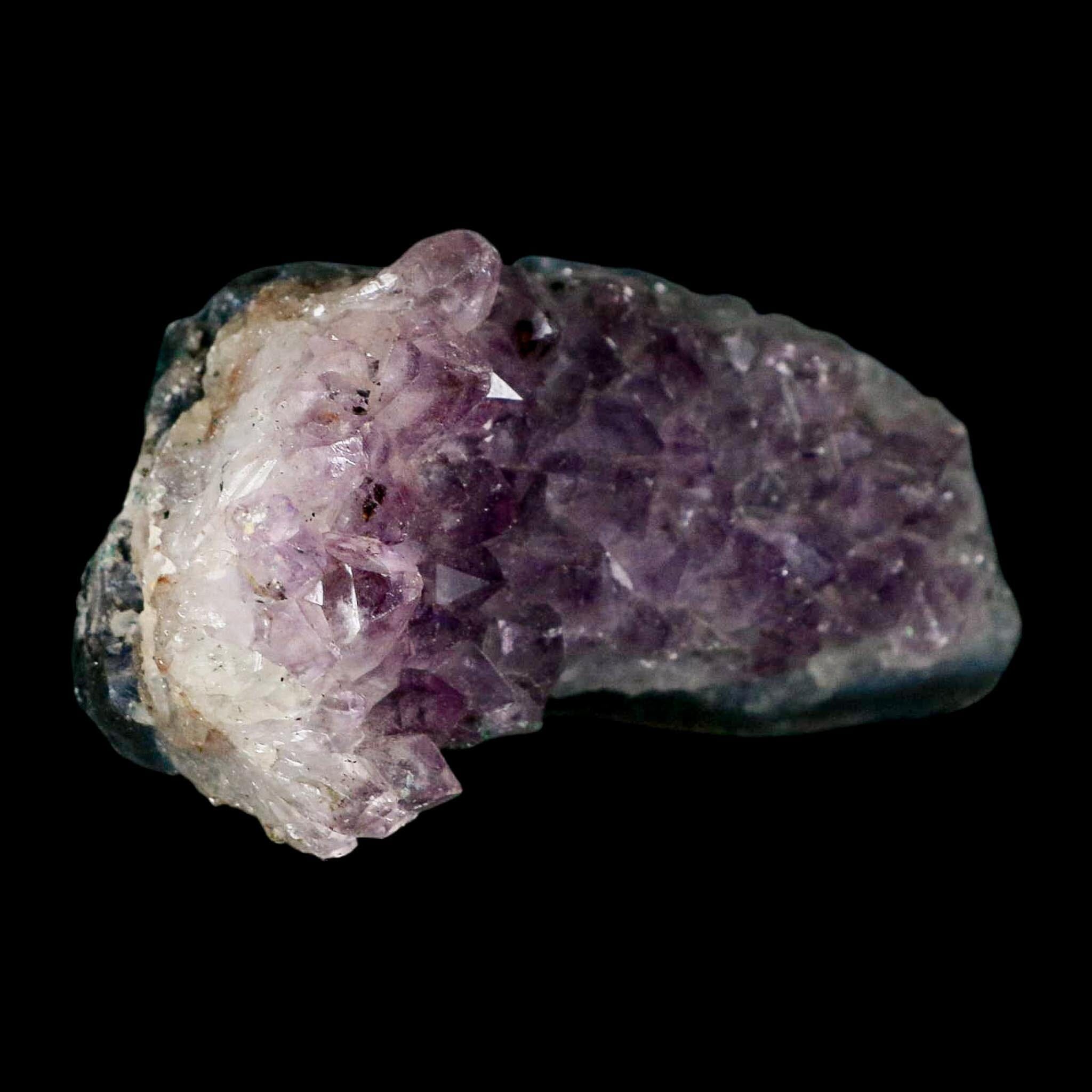 3.6" Rough Purple Amethyst Crystal Cluster Mineral Specimen Brazil - Fossil Age Minerals