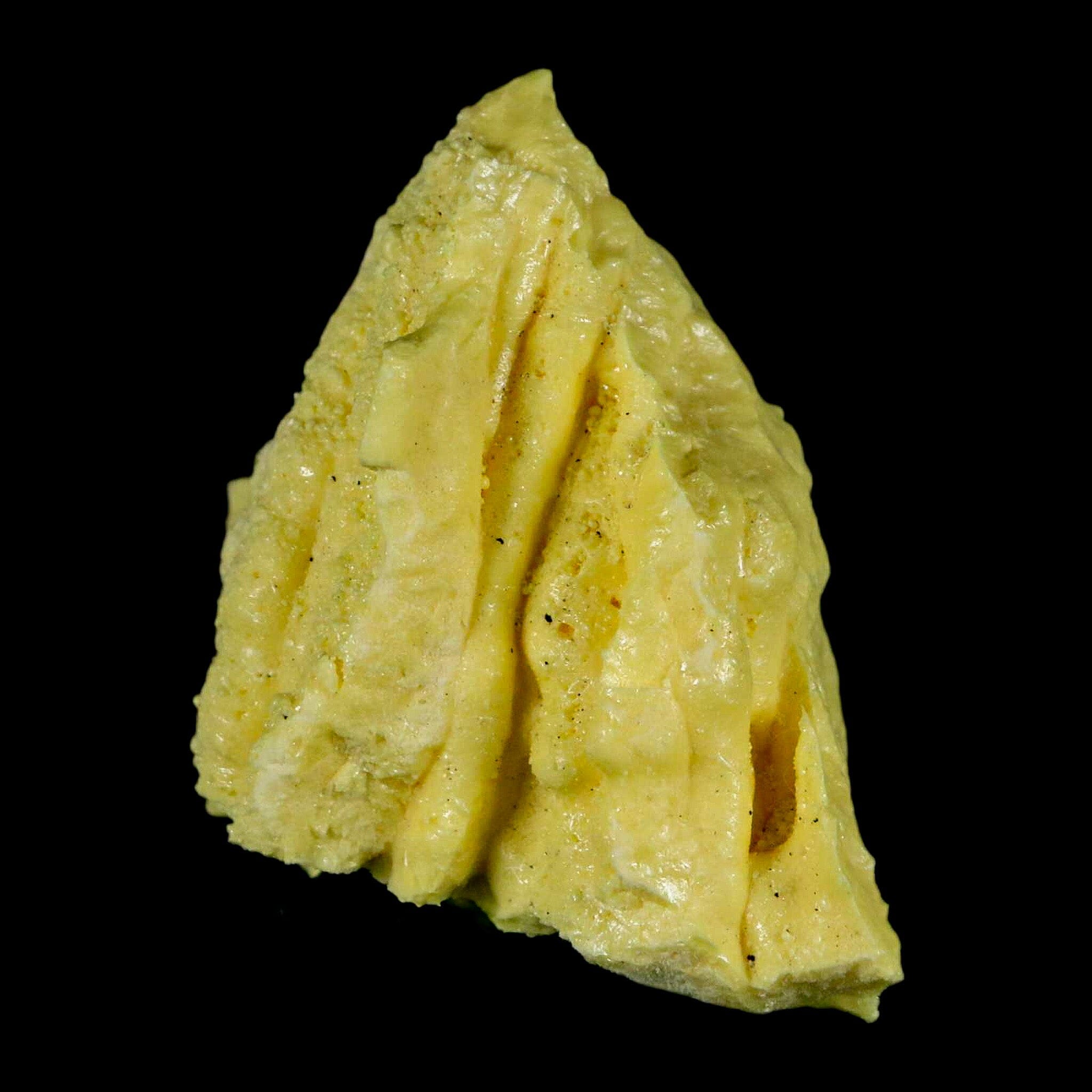 2.4" Rough Bright Yellow Sulfur Crystal Mineral Specimen From Louisiana - Fossil Age Minerals