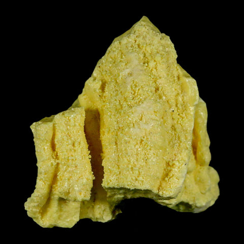 2.4" Rough Bright Yellow Sulfur Crystal Mineral Specimen From Louisiana - Fossil Age Minerals