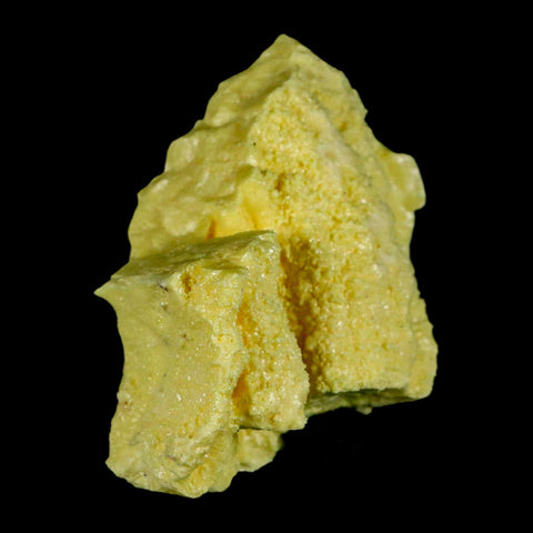 2.4" Rough Bright Yellow Sulfur Crystal Mineral Specimen From Louisiana - Fossil Age Minerals