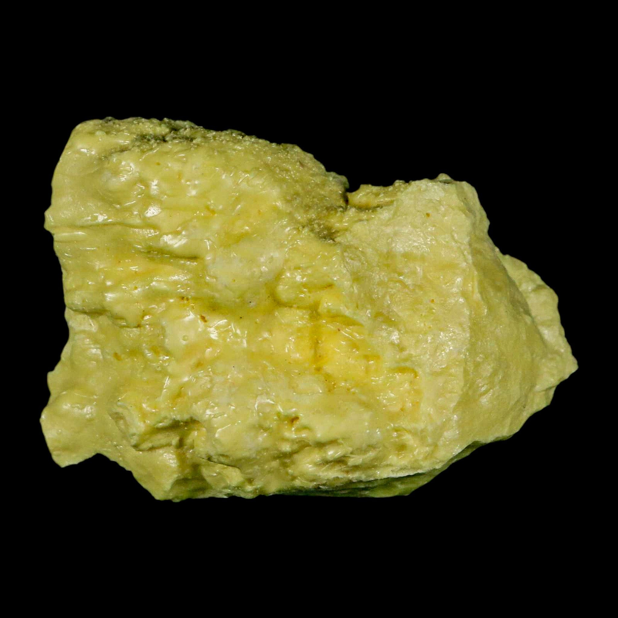 2.6" Rough Bright Yellow Sulfur Crystal Mineral Specimen From Louisiana - Fossil Age Minerals