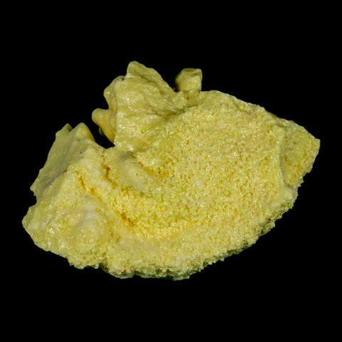2.8" Rough Bright Yellow Sulfur Crystal Mineral Specimen From Louisiana - Fossil Age Minerals