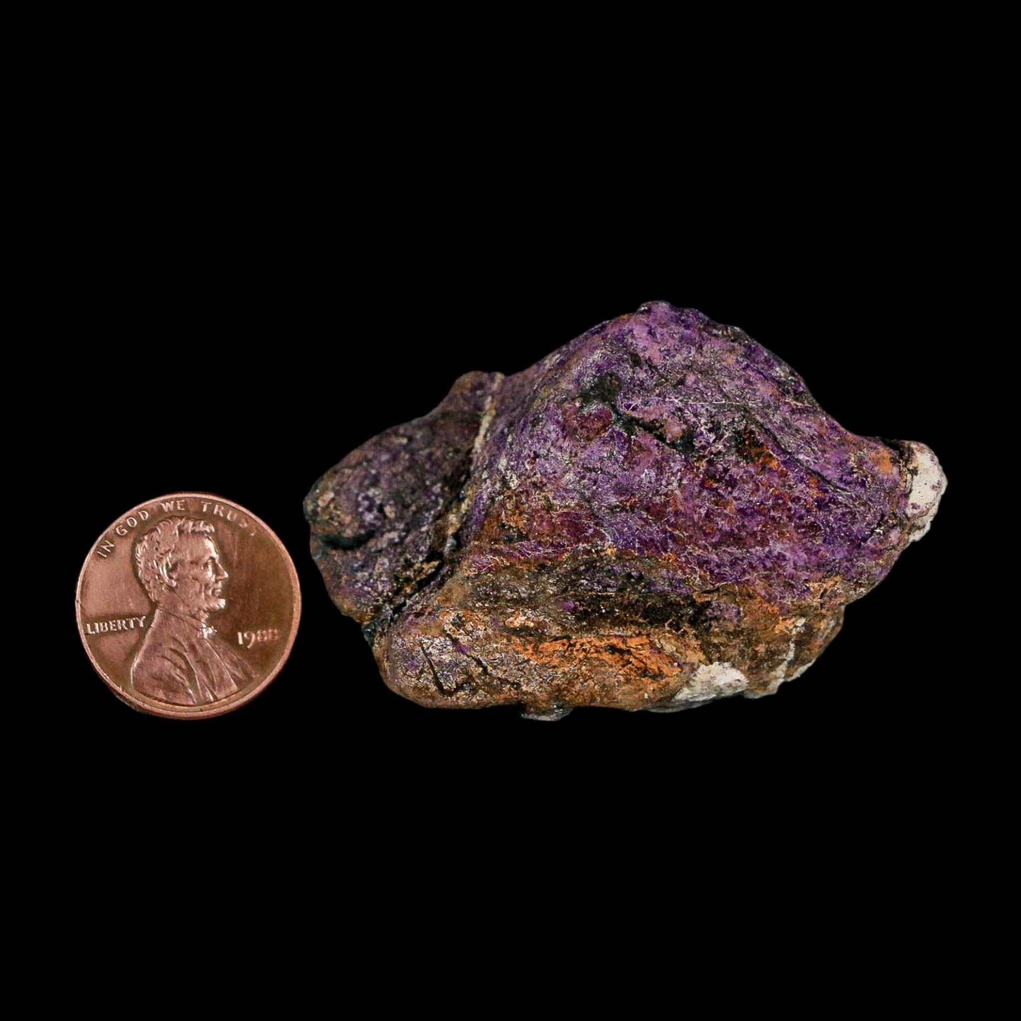 2.1" Rough Purple Purpurite Manganese Mineral Specimen Location Namibia - Fossil Age Minerals