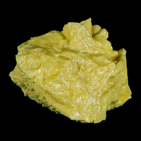 2.8" Rough Bright Yellow Sulfur Crystal Mineral Specimen From Louisiana - Fossil Age Minerals