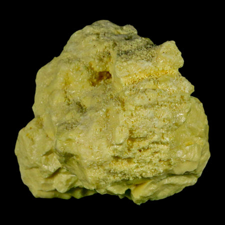 2.7" Rough Bright Yellow Sulfur Crystal Mineral Specimen From Louisiana