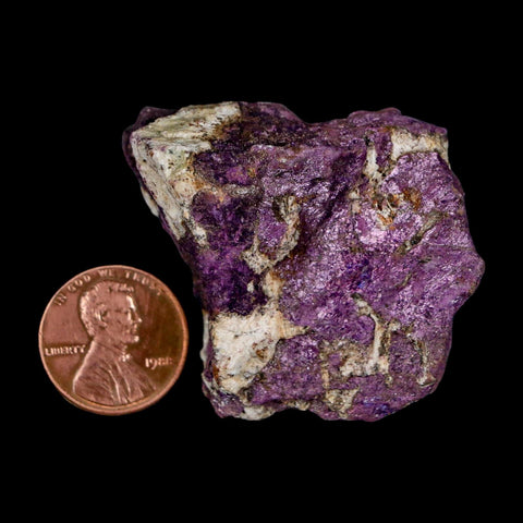 1.7" Rough Purple Purpurite Manganese Mineral Specimen Location Namibia - Fossil Age Minerals