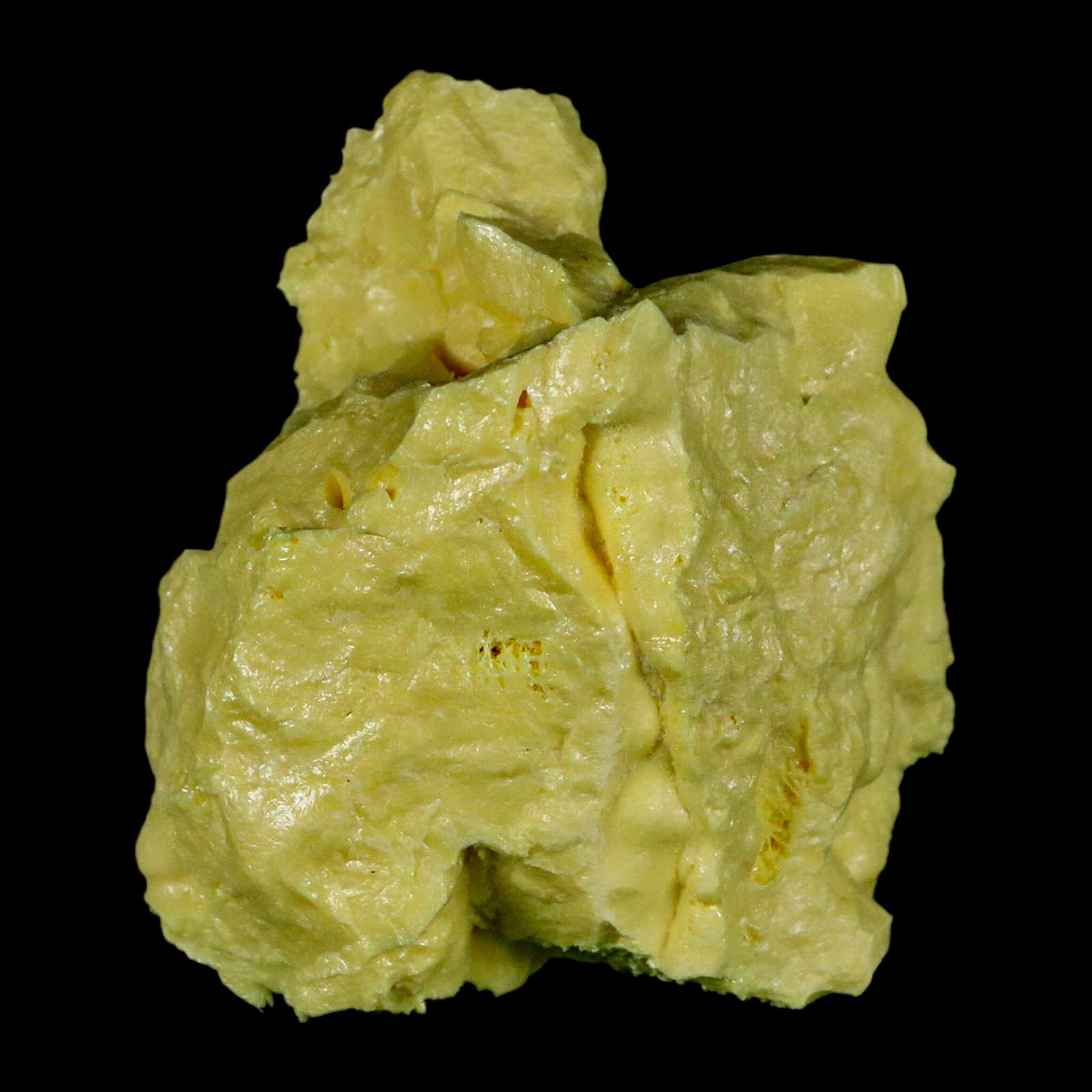 2.6" Rough Bright Yellow Sulfur Crystal Mineral Specimen From Louisiana - Fossil Age Minerals