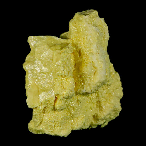 2.6" Rough Bright Yellow Sulfur Crystal Mineral Specimen From Louisiana - Fossil Age Minerals