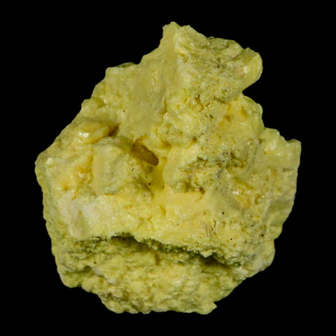 2.4" Rough Bright Yellow Sulfur Crystal Mineral Specimen From Louisiana - Fossil Age Minerals