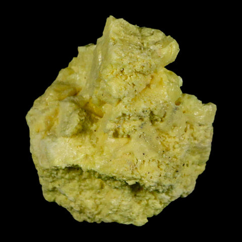 2.4" Rough Bright Yellow Sulfur Crystal Mineral Specimen From Louisiana - Fossil Age Minerals