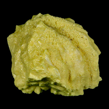 2.3" Rough Bright Yellow Sulfur Crystal Mineral Specimen From Louisiana